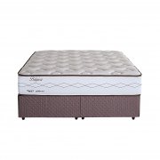 Cama Box + Colchão De Molas King Size Bélgica 193x203x65 Herval
