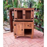 Kit Armário E Balcão De 0,80m Plus De Madeira Maciça Móveis Rio Negrinho