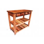 Carrinho De Churrasco De Madeira De Demolição Móveis Rústicos Divecchio