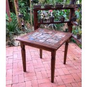 Mesa Avulsa Detalhes Em Azulejos 80x80 Plus Madeira Móveis Rio Negrinho