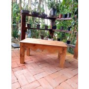 Mesa De Centro De Madeira Maciça Móveis Arpus