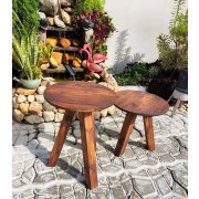 Conjunto Mesa De Centro E Mesa Lateral De Madeira Maciça Móveis Arpus