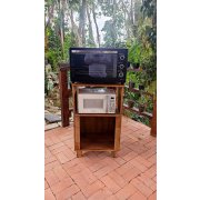 Balcão Para Forno/Micro Multi Uso Plus 1,00x60x45 De Madeira Maciça Móveis Rio Negrinho