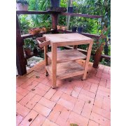 Carrinho Organizador Com 1 Prateleira 81x41x61 Móveis Rio Negrinho