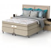 Cama Box + Colchão Queen Size Molas Prolastic Light 158x198x70 Probel
