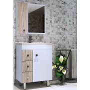 Conjunto De Banheiro Completo Eco: Balcão, Painel E Cuba Móveis Arte Cas