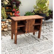 Aparador Com 1 Porta De Madeira Maciça Móveis Arpus