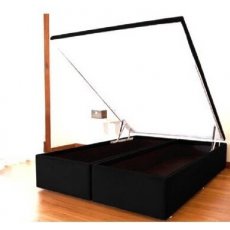 Cama Box Casal King Size Ortobom Americana Baú Cori Nero 186x198x39