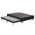 Cama Box Casal Corino + Cama Auxiliar c/ Colchão Solteiro 138x188x25