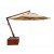 Guarda-Sol Ombrelone Lateral Slim Fixo Com Floreira 2,40m Solemar