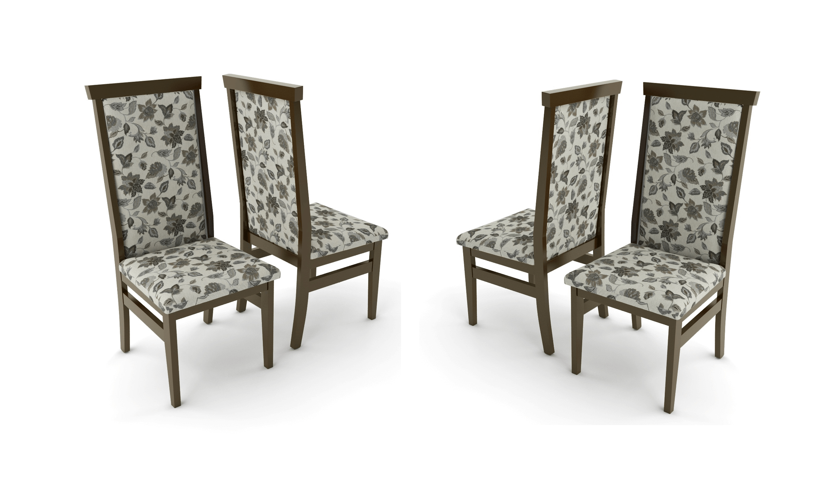 Conjunto De 4 Cadeiras Nobless Móveis Tradição