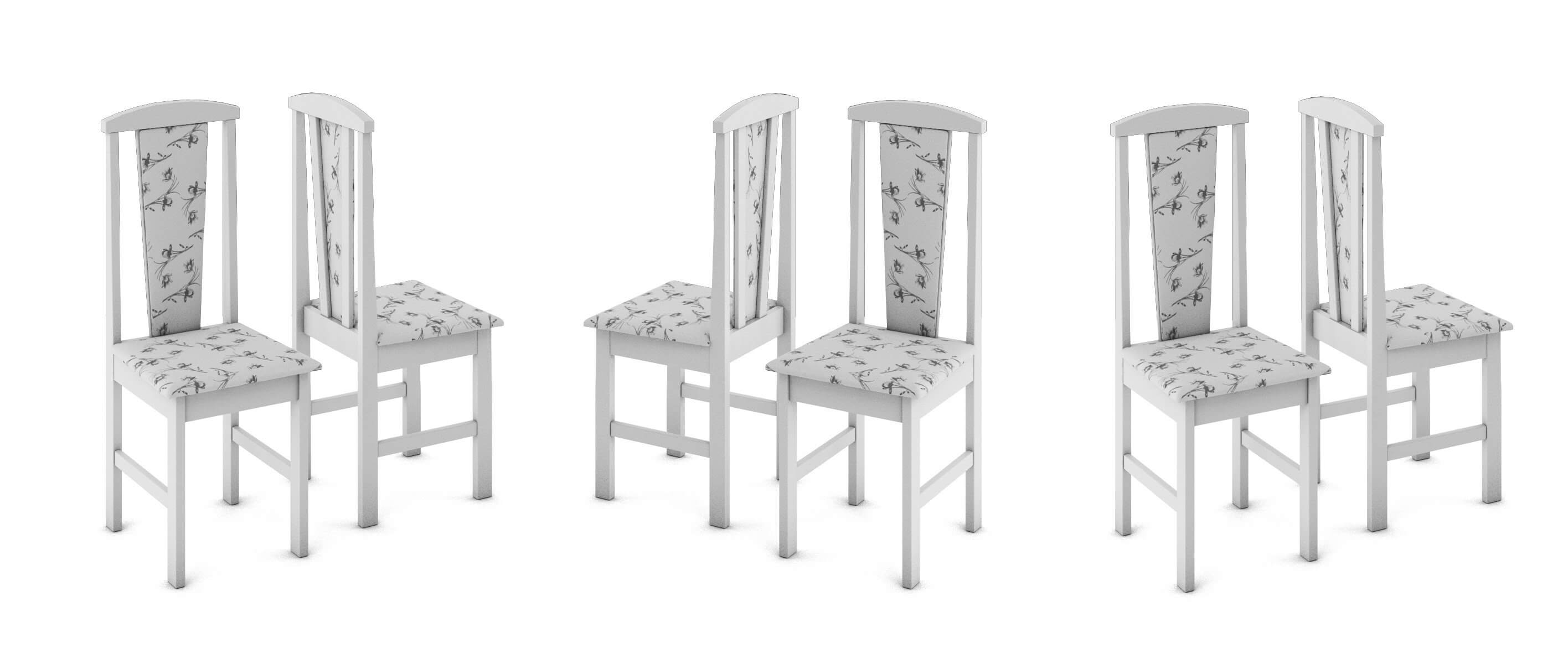 Conjunto De 6 Cadeiras Benny Móveis Tradição